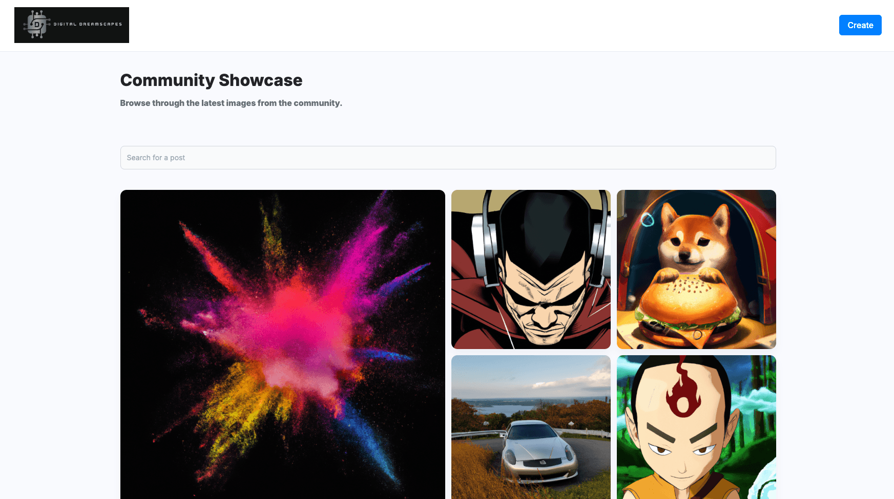 Digital Dream Scapes project screenshot