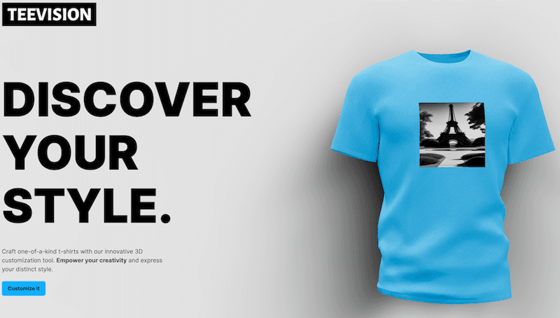 Teevision project screenshot